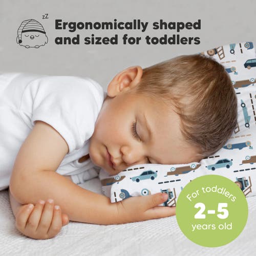 Shop Keababies Toddler Pillow With Pillowcase In Vroom