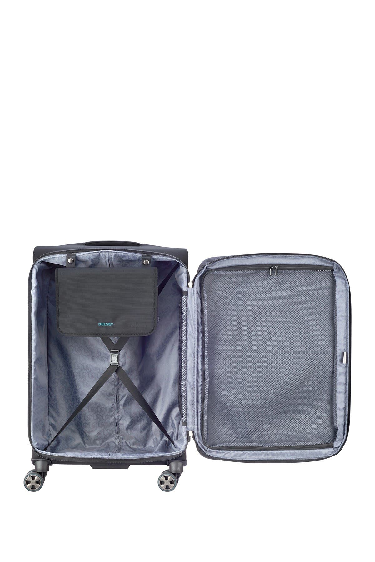 delsey hyperglide expanding spinner luggage