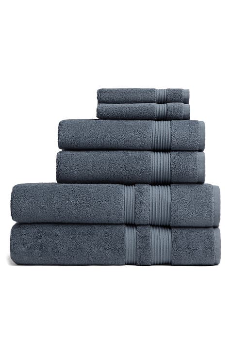 Blue Bath Towels