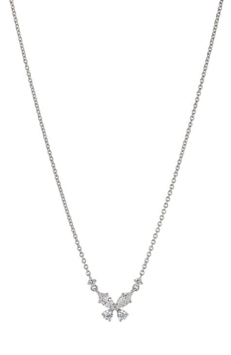 Cubic zirconia pendant necklace outlet nordstrom