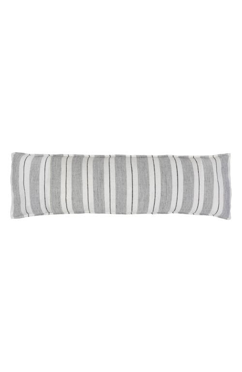 Pom Pom At Home Laguna Body Pillow In Grey/charcoal