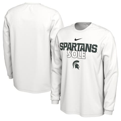 Nike Michigan State Spartans Gray Basketball Drop Legend Performance T-Shirt