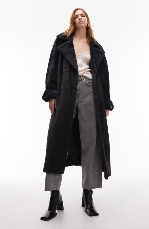 Luxe Faux Fur Longline Coat