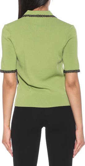 Alexia Admor deals Collared Knit Short Sleeve Top (S)