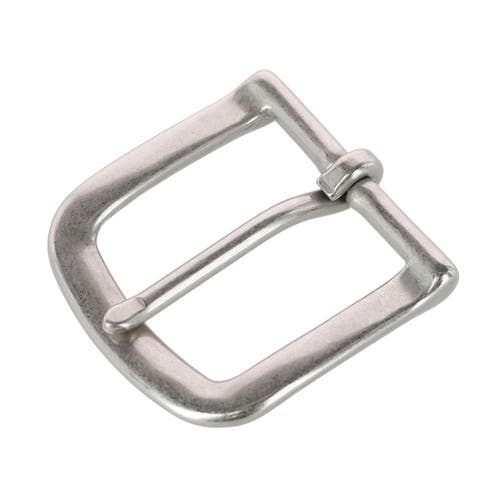 TRAFALGAR TRAFALGAR 32MM SOLID BRASS NICKEL MATTE SINGLE PRONG BUCKLE 