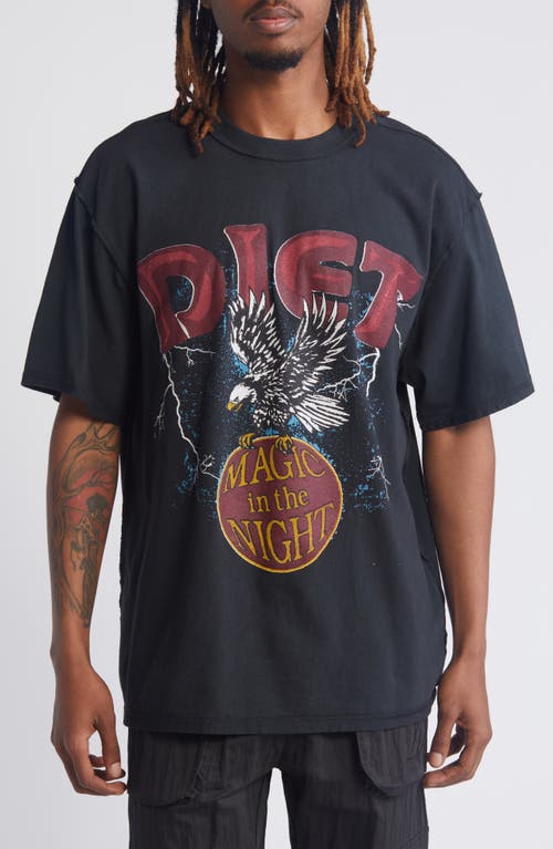 Magic Cotton Graphic T-Shirt in Vintage Black