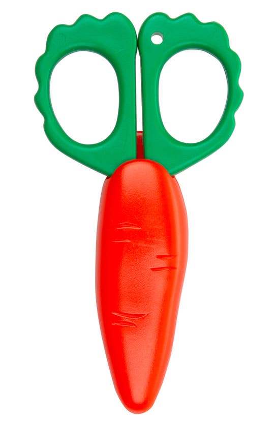 Niwaki Carrot Fridge Magnet Scissors In Green And Orange