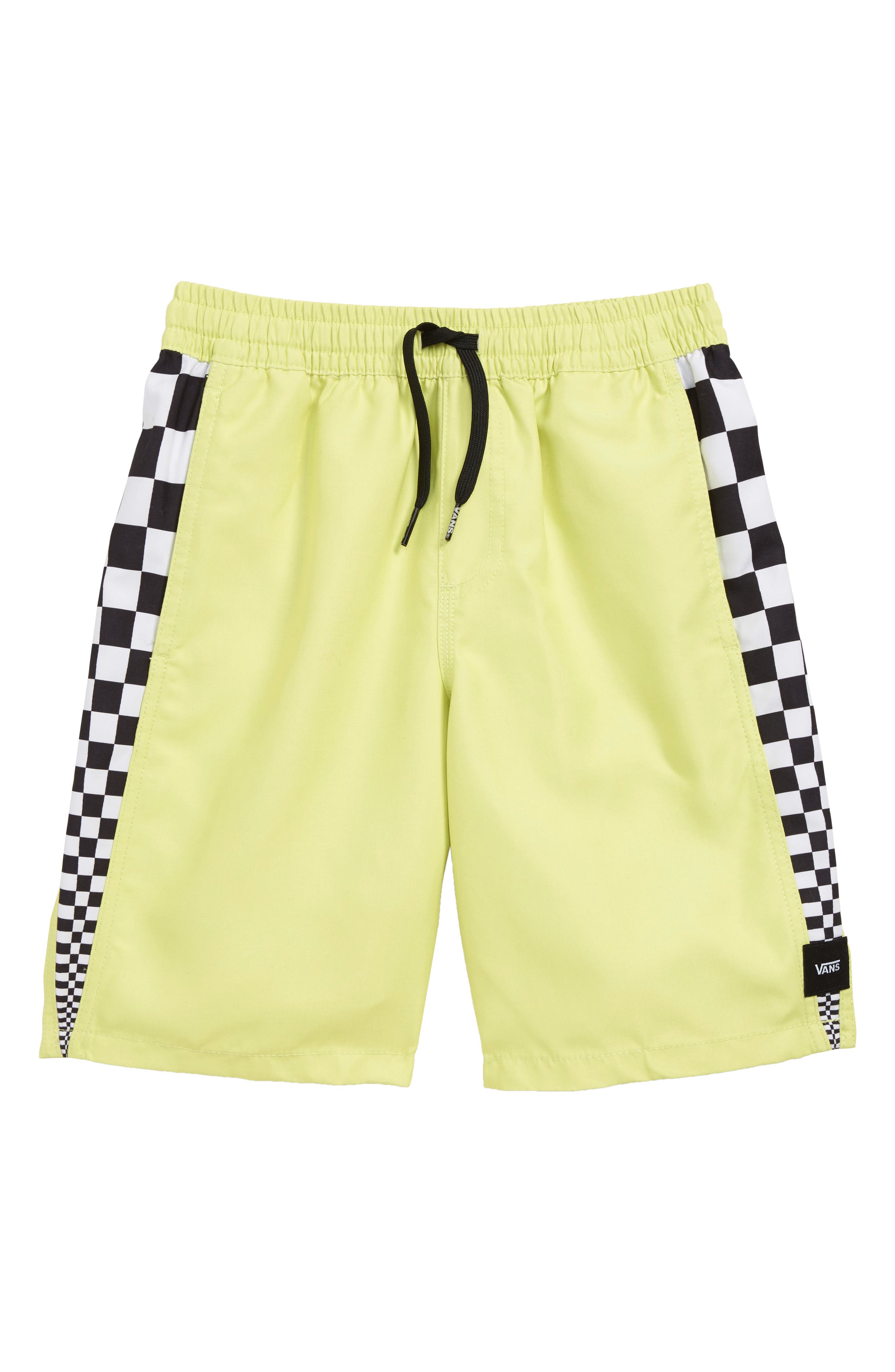 vans yellow shorts