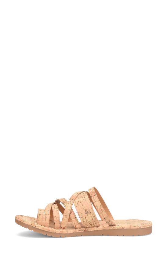 Korks Clemmons Strappy Sandal In Natural Cork