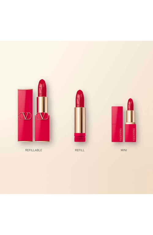 Shop Valentino Rosso  Refillable Lipstick Refill In 108a/matte