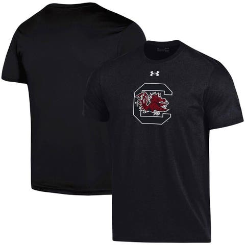 UNDER ARMOUR Checkered Men Round Neck Black T-Shirt - Buy UNDER