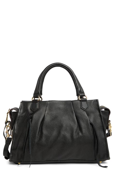 Michael Kors Charlotte Ciara Top Zip Tote Black Leather + Trifold Wallet