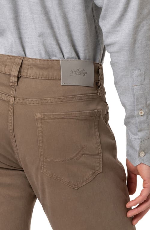 Shop 34 Heritage Courage Stretch Twill Straight Leg Pants In Timber Twill