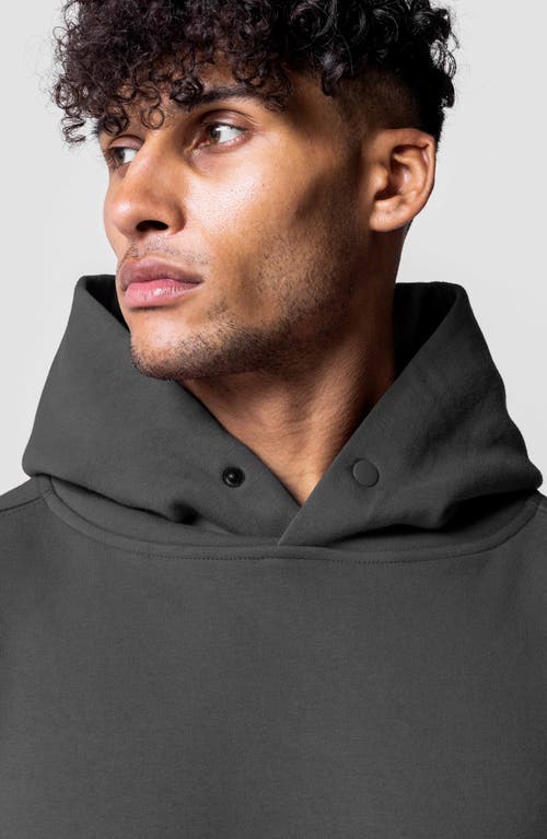 Shop Asrv Tech-terry Oversize Hoodie In Space Grey