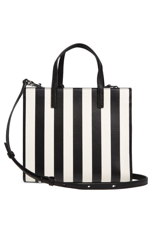 Shop Marc Jacobs Mini Grind Tote In Black/white