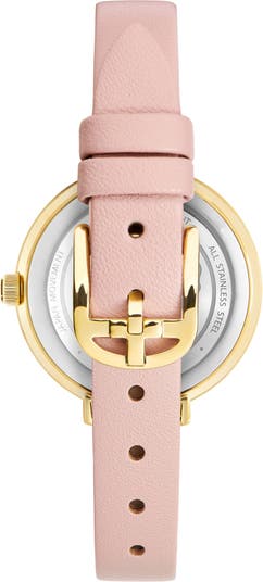 Ted Baker London Ammy Floral Leather Strap Watch, 34mm