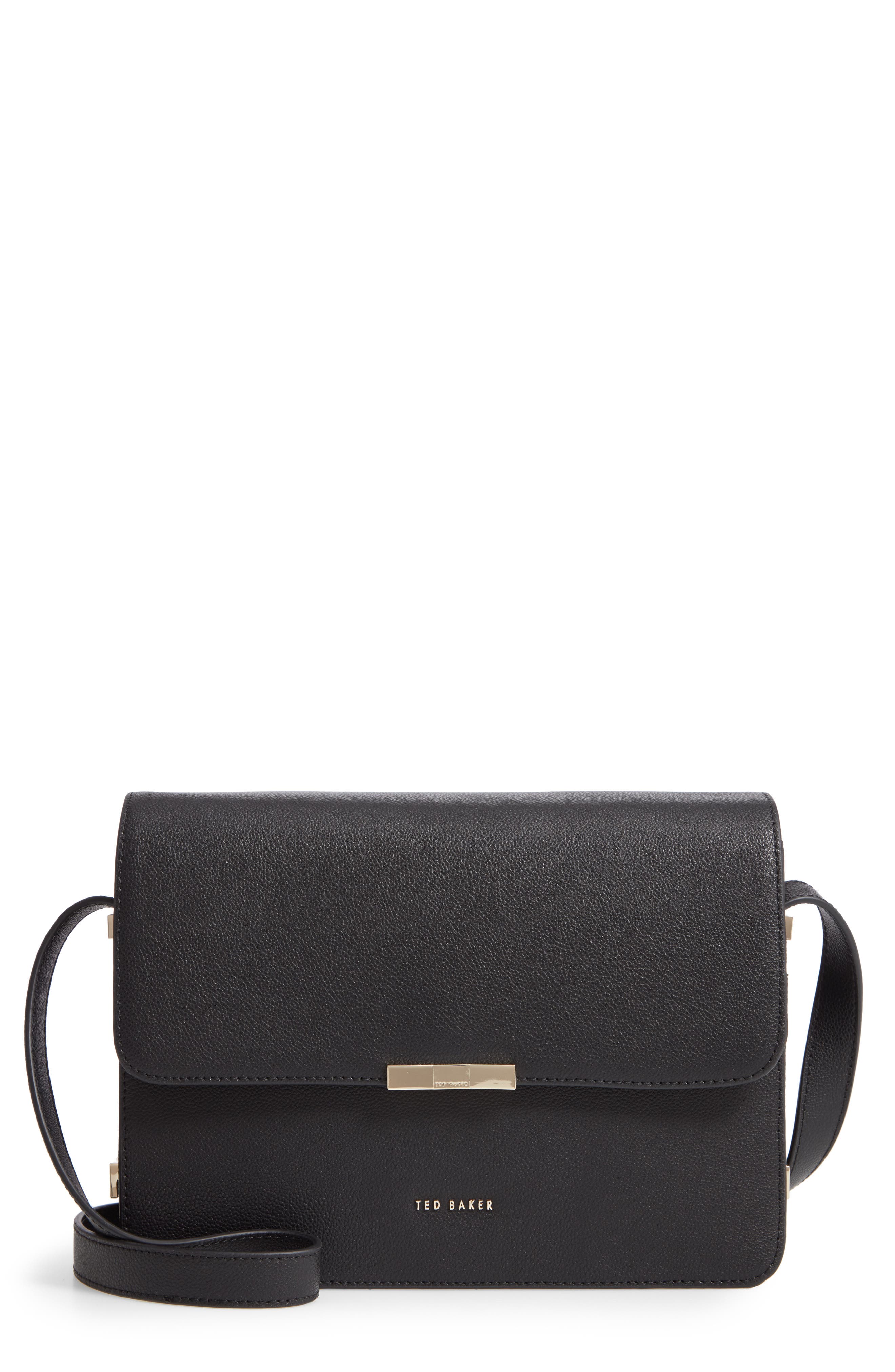 ted baker kalila leather crossbody bag black