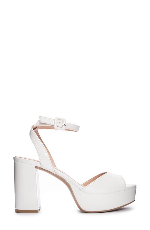 Shop Chinese Laundry Theresa Platform Sandal In White