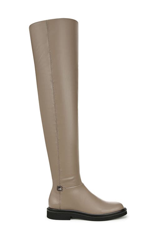 Franco Sarto Angeli Womens Zipper Man Made Over-the-knee Boots In Gray