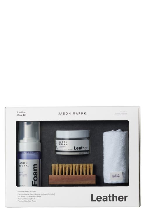 4-Piece Leather Care Kit in Whit