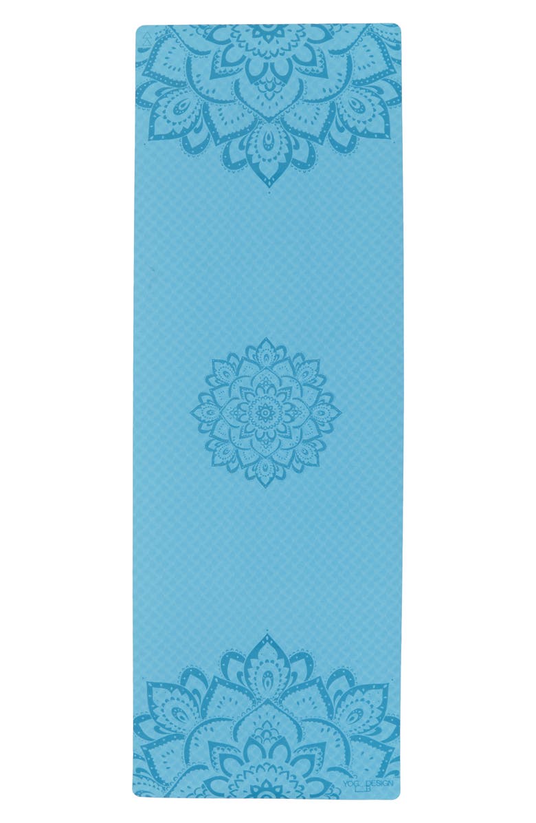YOGA DESIGN LAB The Flow Yoga Mat, Main, color, MANDALA AQUA