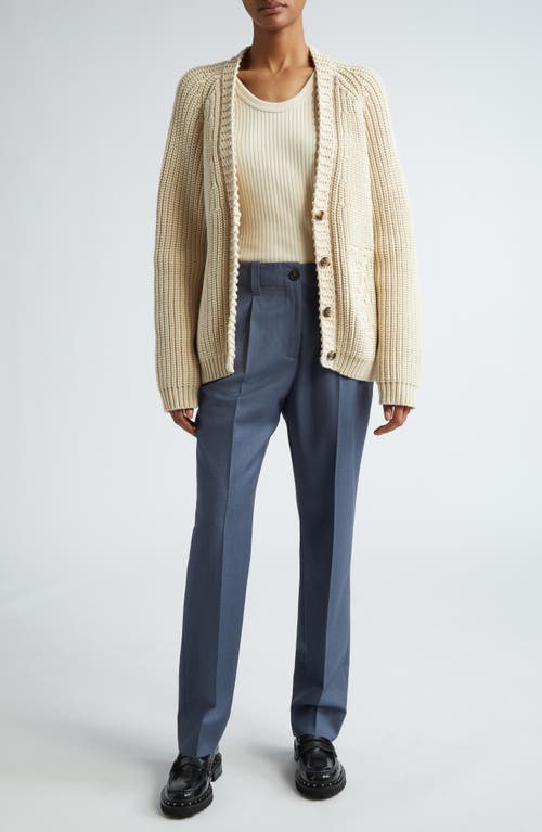 Shop Golden Goose Journey Shaker Cardigan In Parchment