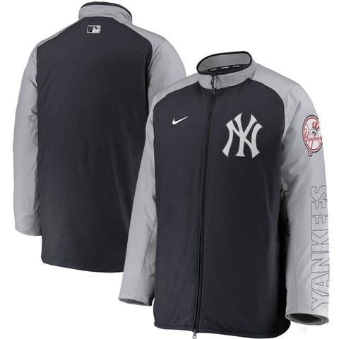 Men's New York Yankees Starter Navy/Gray The Bench Coach Full-Zip