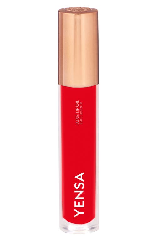 YENSA Luxe Lip Oil in Rising Ruby at Nordstrom