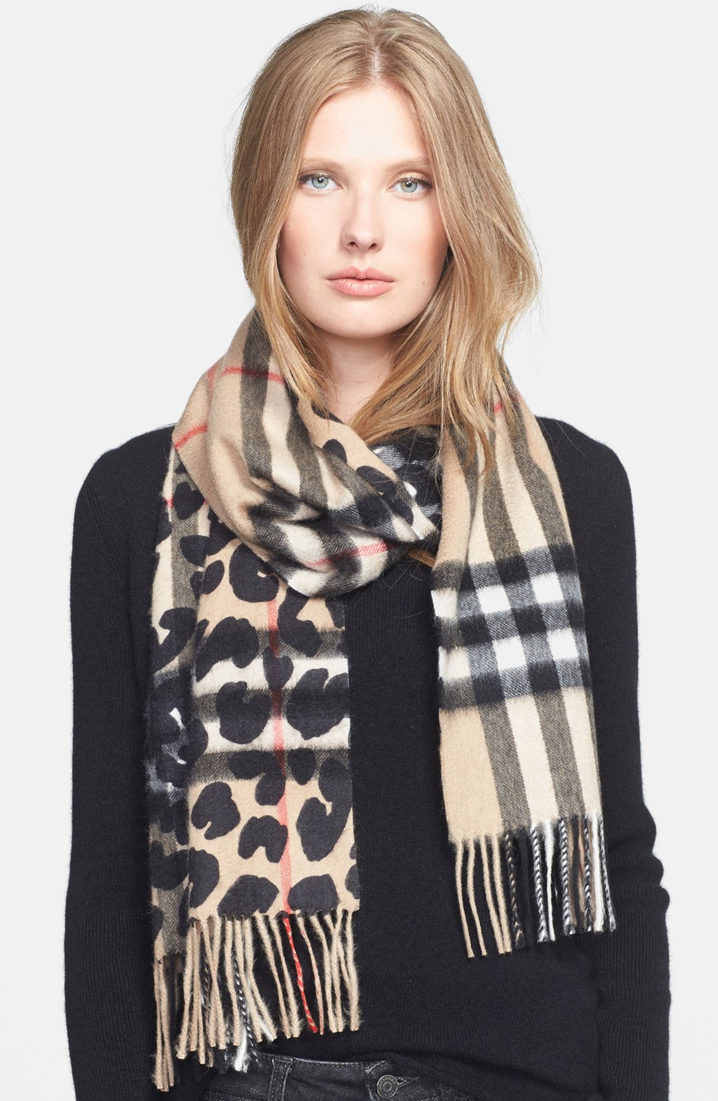Burberry 'Animal Check' Scarf | Nordstrom