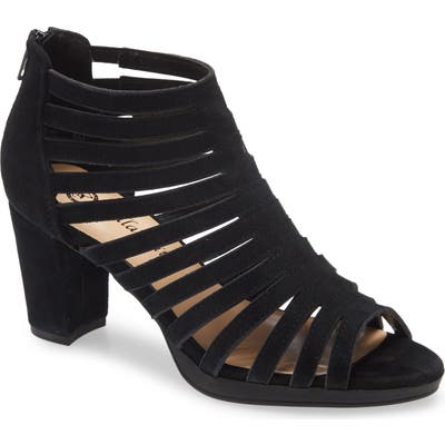 Bella Vita Maisie Cage Sandal- Black