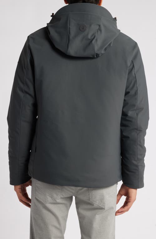 Save The Duck Sabal Hooded Jacket In Grey Black