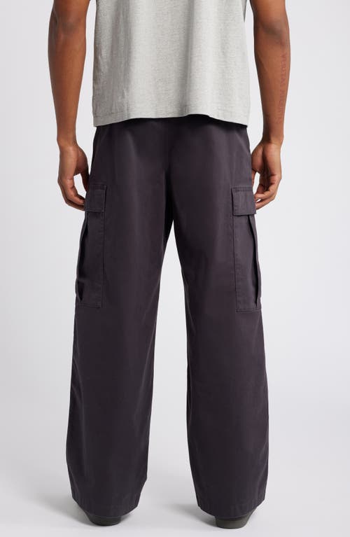 Shop Bp. Baggy Cotton Stretch Twill Cargo Pants In Grey Depths