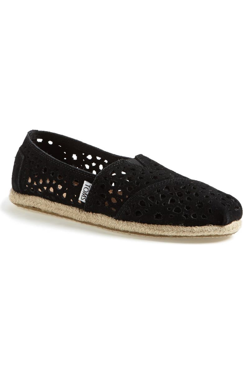 TOMS 'Classic - Moroccan Cutout' Slip-On, Main, color, 