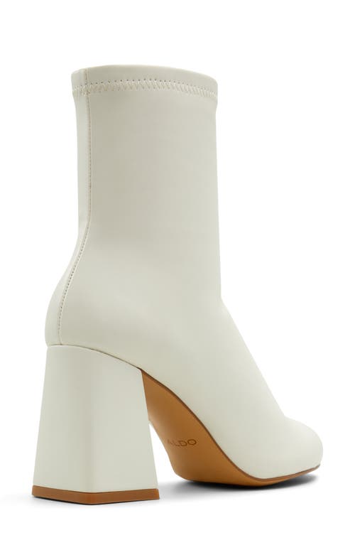 Aldo Haucan Bootie In White/bone
