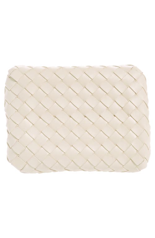 Bottega Veneta Small Andiamo Intrecciato Leather Crossbody Bag In Sea Salt