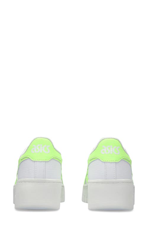 Shop Asics ® Japan S Pf Platform Sneaker In White/illuminate Green