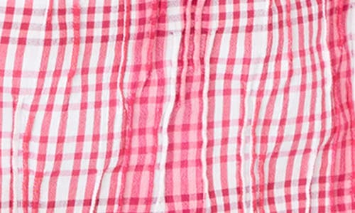 Foxcroft Hampton Plaid Non-iron Button-up Shirt In Rose Red