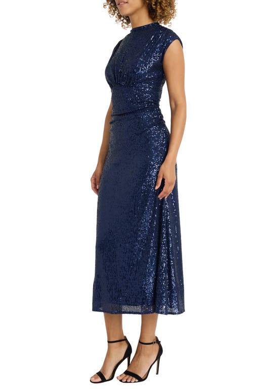 MAGGY LONDON MAGGY LONDON SEQUIN SLEEVELESS DRESS 