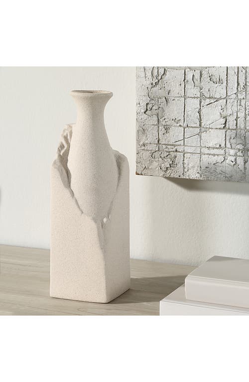 Renwil Adonia Porcelain Flower Vase In White