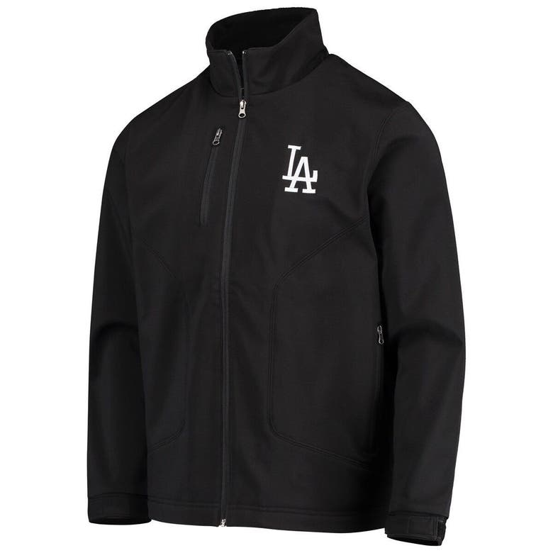 G-III SPORTS BY CARL BANKS G-III SPORTS BY CARL BANKS BLACK LOS ANGELES DODGERS STRONG SIDE FULL-ZIP JACKET 
