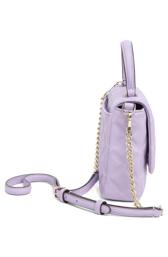 Shop Kate Spade Natalia Quilted Square Crossbody Bag In Lilac Frost