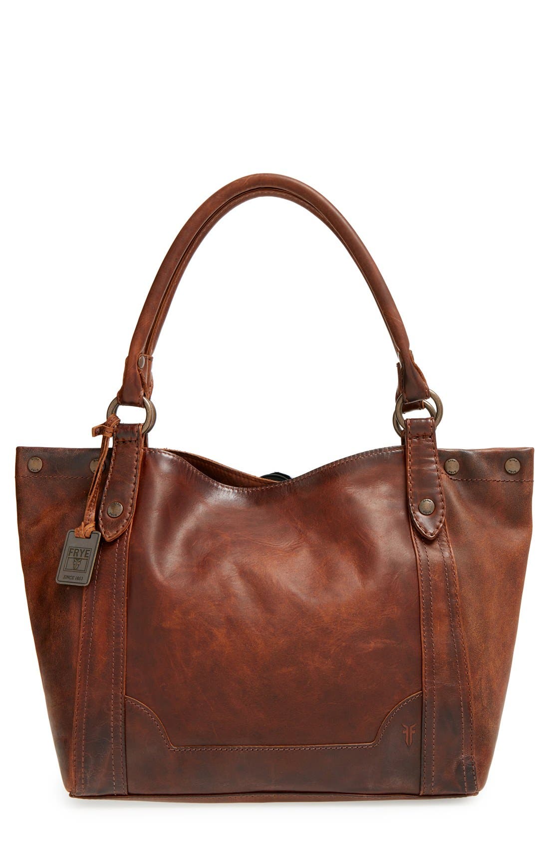 UPC 888542312238 product image for Women's Frye 'Melissa' Washed Leather Tote - Brown | upcitemdb.com