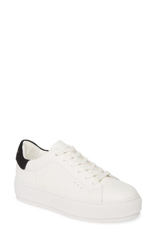 Kurt Geiger London Laney Sneaker In White/black Leather