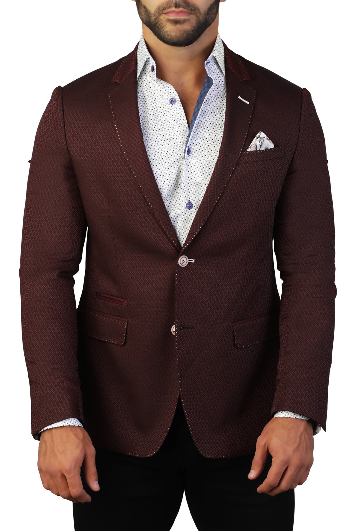 Maceoo Socrate Tonal Two Button Tailored Fit Suit Separate Blazer Nordstrom Rack