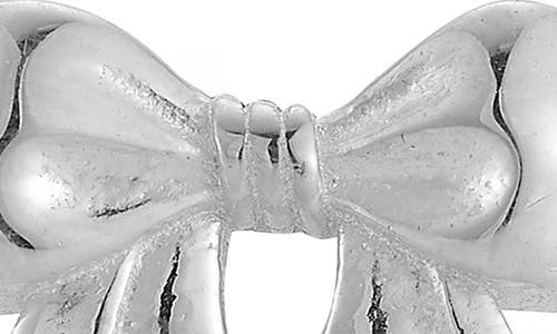 Sphera Milano Bow Stud Earrings In Silver
