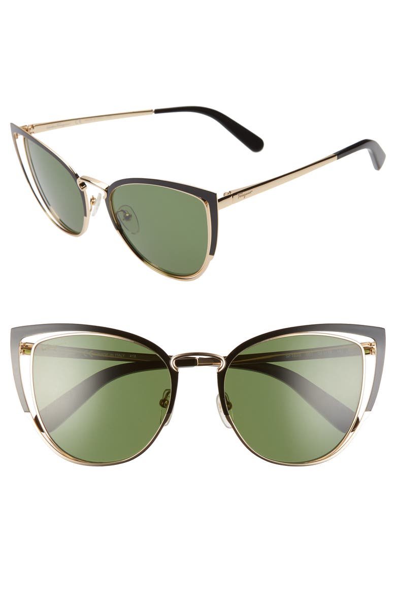 SALVATORE FERRAGAMO 54mm Cat Eye Sunglasses | Nordstrom