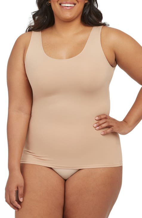 Spanx Plus Size 2X Shapewear Tank Top Thin-Stincts Beige Natural Contour -  $24 - From Jeannie