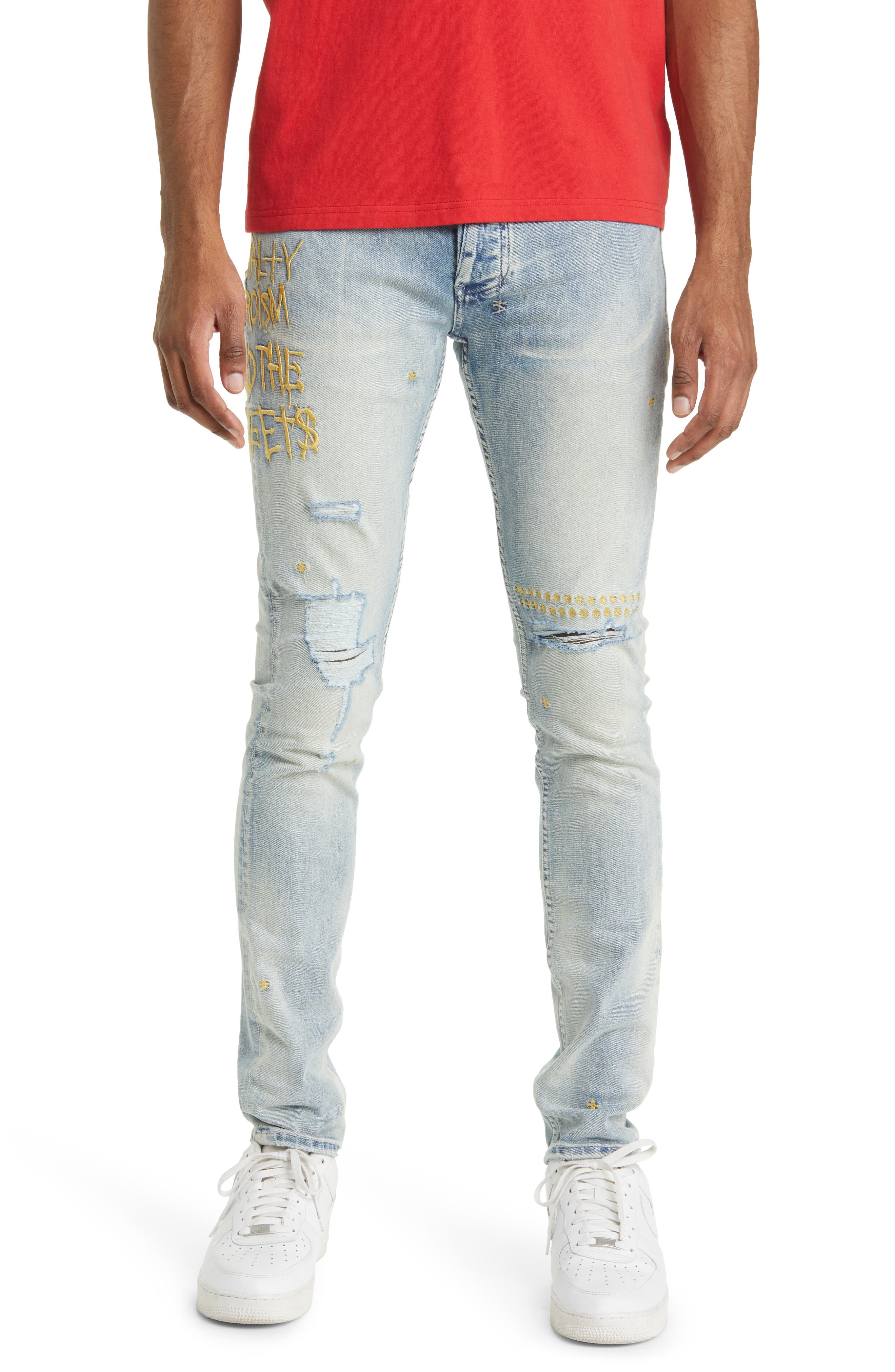 fire safe Fire Jeans embellished and distressed Clothing Gender-Neutral Adult Clothing Trousers 