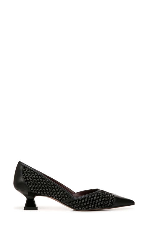 Shop Franco Sarto Darcy Pointed Toe Kitten Heel Pump In Black Multi