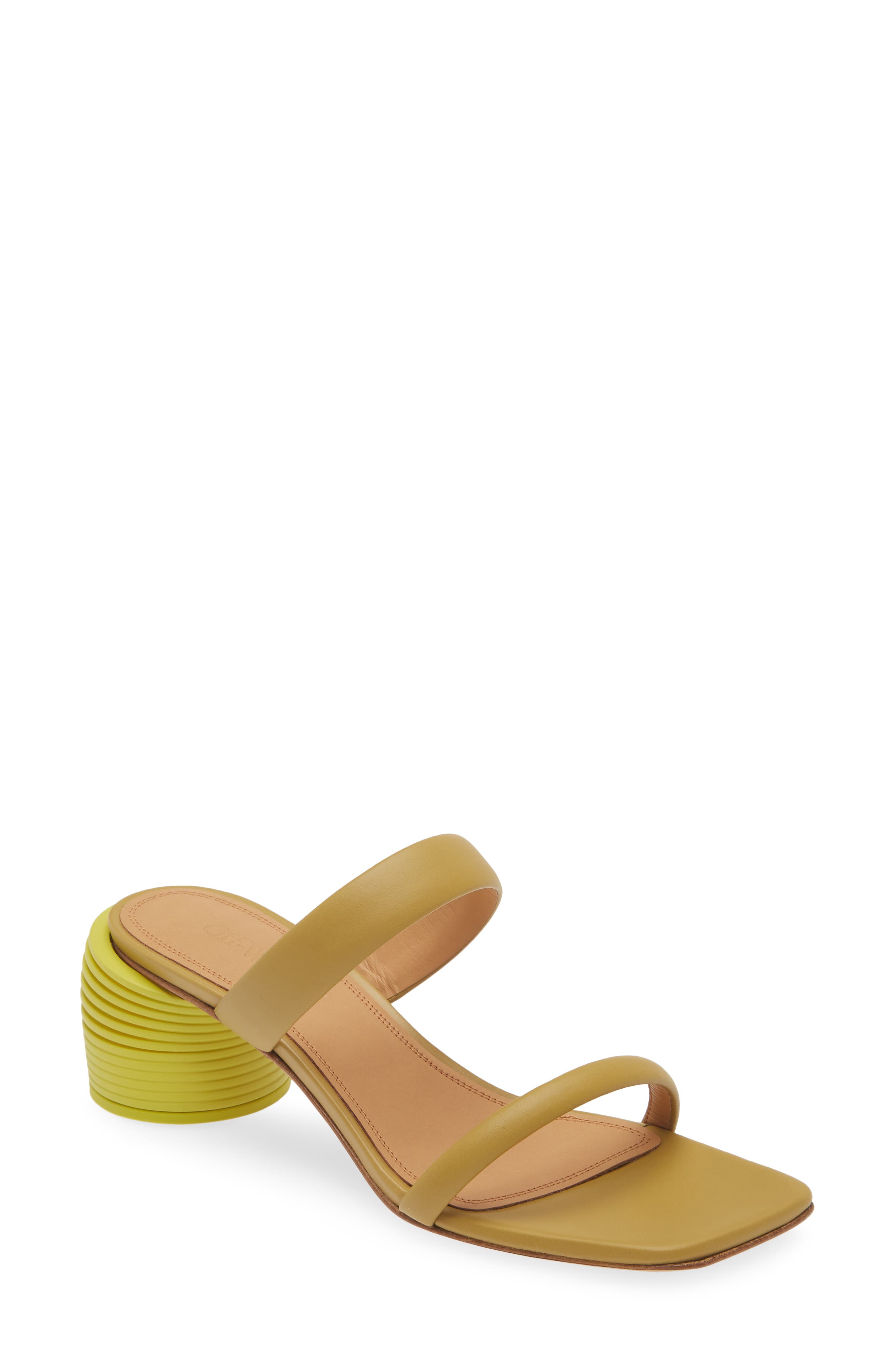Off-White Jug wedge-heel leather mules